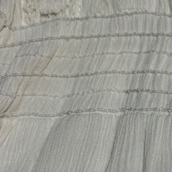 Max Studio Women Lace V-Neck Sleeveless Maxi Dress Sz 4 Boho Party Beach Coastal - Picture 16 of 16